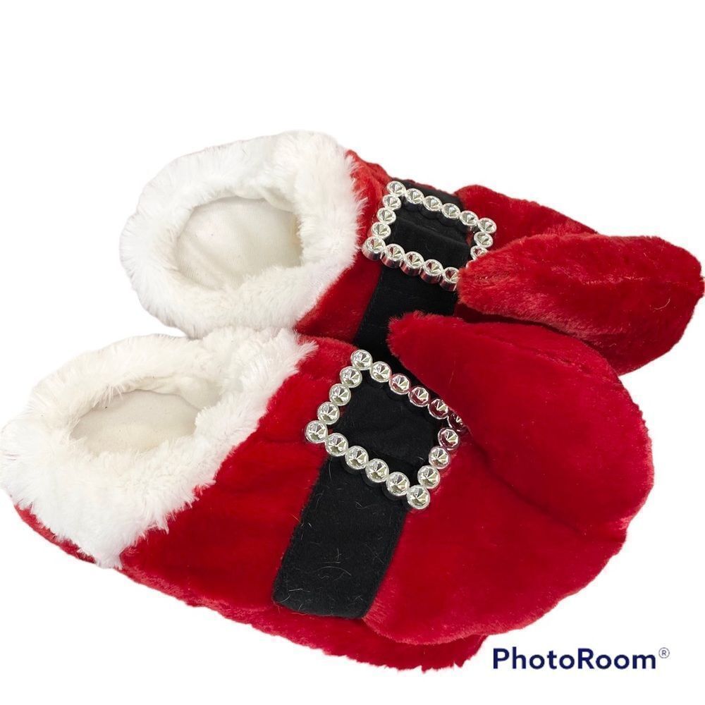 Dan Dee Christmas Mrs. Claus slippers Medium 7-8